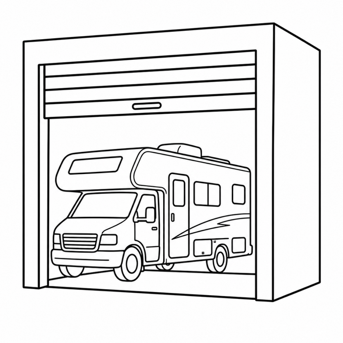 RV_Stroage RV storage unit icon for secure RV storage in Central Texas